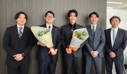 ケイズグループの経営陣と（2024年、M&A 仲介会社にて）